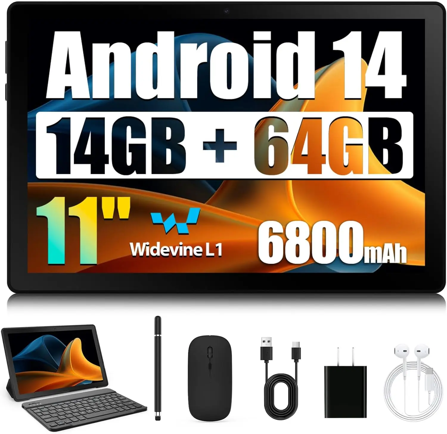Khadas Vim4 8Gb - URAO 11インチタブレット Android 14GB RAM 64GB