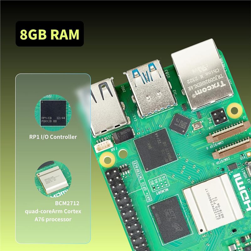 T23C：Raspberry Pi 5用、8GB RAM、8 - Raspberry Pi 5 8Gb Kit のレビューと価格