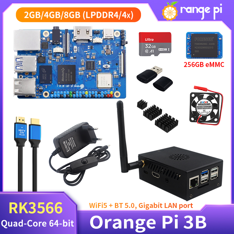 Orange Pi 3B 8GB/4GB/2GB RAM R - Khadas Vim4 8Gb のレビューと価格