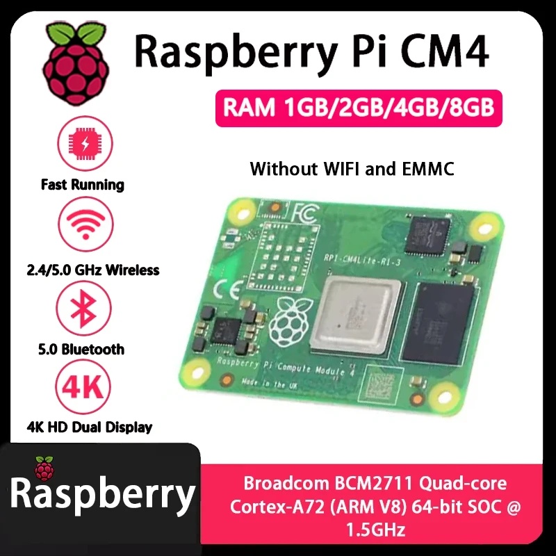 Raspberry Pi CM4 1GB/2GB/4GB/8 - Raspberry Pi Compute Module 4 8Gb 32Gb のレビューと価格