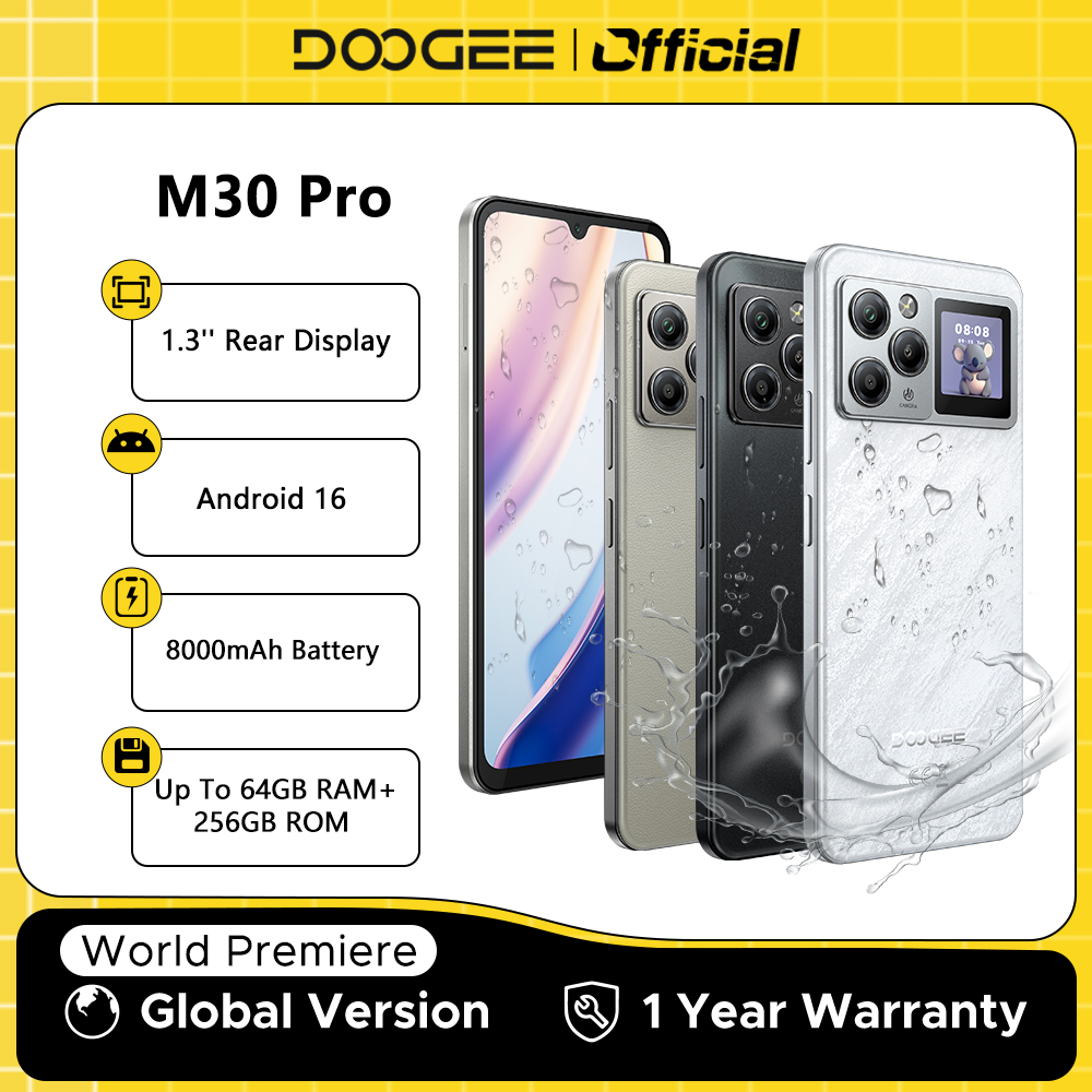 世界初公開 DOOGEE M30 Pro スマートフォン 1 - Khadas Vim4 8Gb のレビューと価格