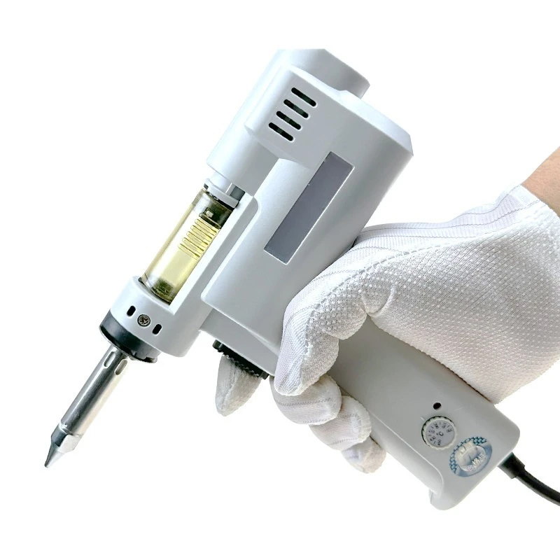 電動はんだ吸取器 S-993A、円錐形ノズル、単一エアポンプ - Desoldering Gun Vacuum Electric のレビューと価格