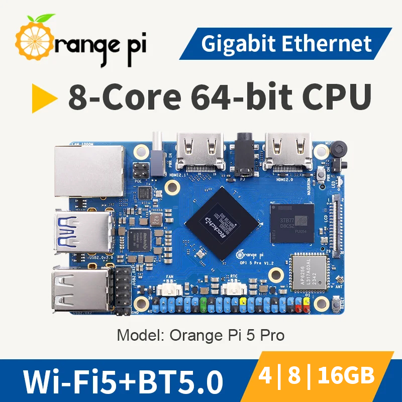 Orange Pi 5 Pro：16GB/8GB RAM、L - Orange Pi 5 Plus 16Gb のレビューと価格
