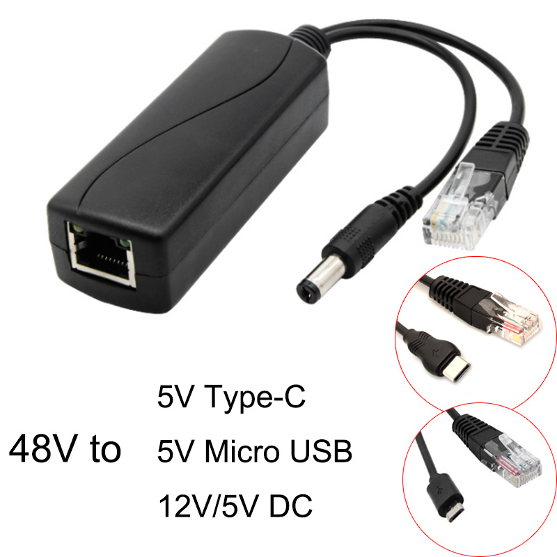 48V から 5V/12V PoE スプリッタ 5v POE - Banana Pi Bpi-M5 のレビューと価格