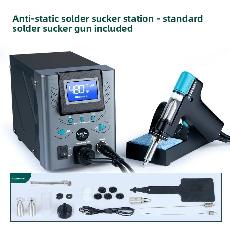 高出力電動はんだ吸い取り装置、鉛フリー真空ポンプ、自動はんだ - Desoldering Gun Vacuum Electric のレビューと価格